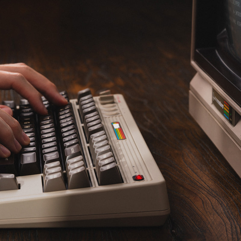 8BitDo Retro Mechanical Keyboard - Mechanical Key Design with Distinctive Styling