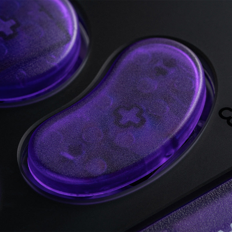 8BitDo Arcade Controller - Transparent Purple Signature Edition - Arcade-Style Controller for Daily Gaming