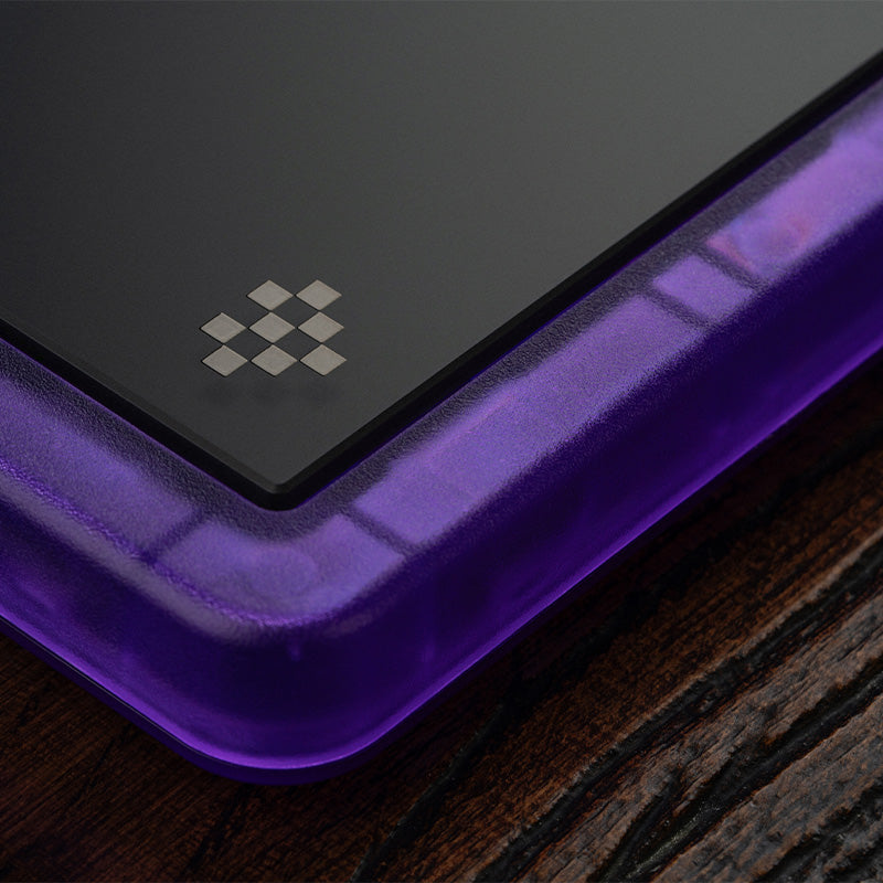 8BitDo Arcade Controller - Transparent Purple Signature Edition - Arcade-Style Controller for Daily Gaming