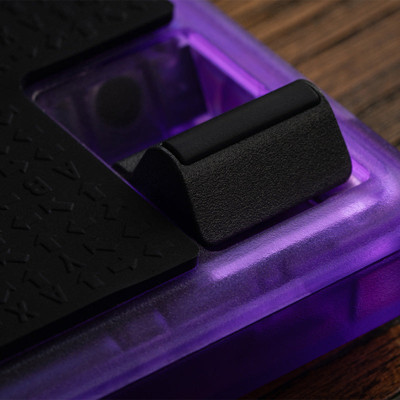 8BitDo Arcade Controller - Transparent Purple Signature Edition - Arcade-Style Controller for Daily Gaming