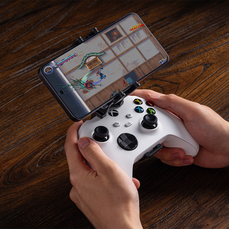 8BitDo Mobile Gaming Clip for Xbox Controllers - Controller Phone Mount for Flexible Mobile Play