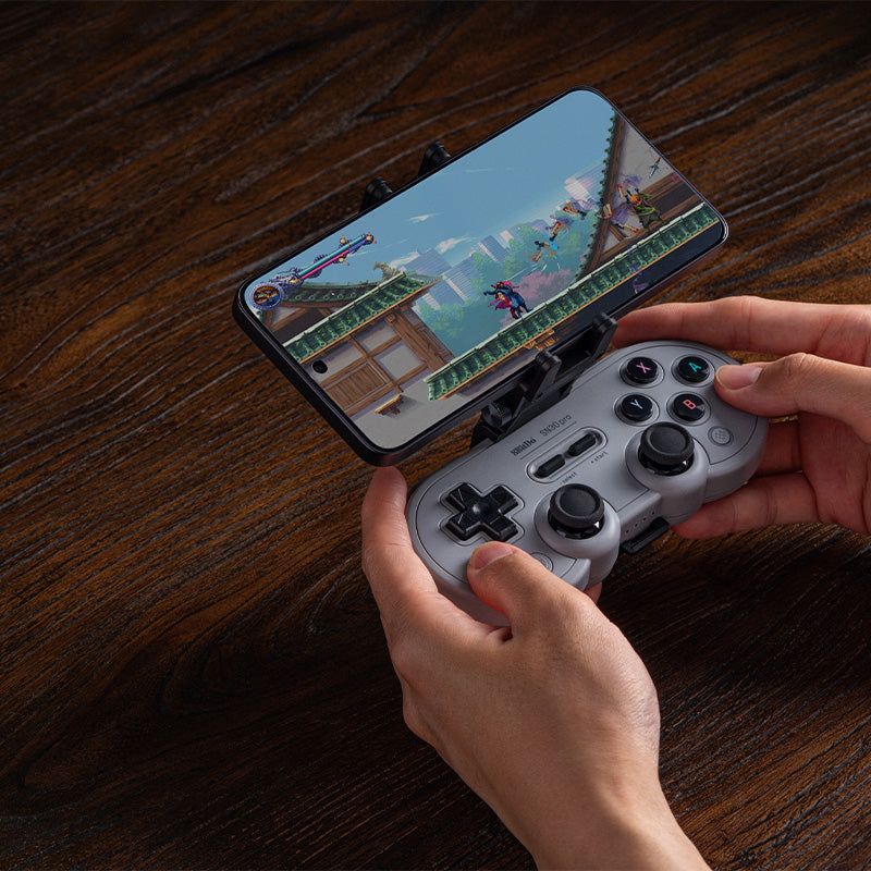 8BitDo Mobile Clip for SN30 Pro - Controller Phone Mount for Flexible Mobile Play