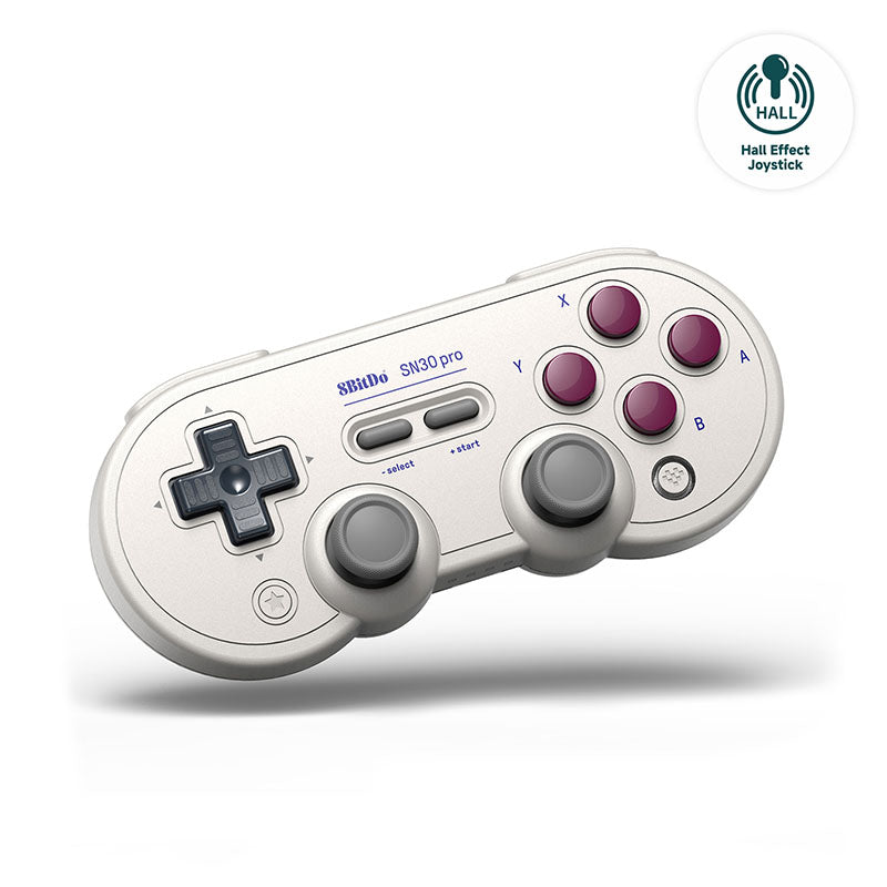 8BitDo SN30 Pro (Hall Effect Joystick) - Gaming Controller for Supported Systems