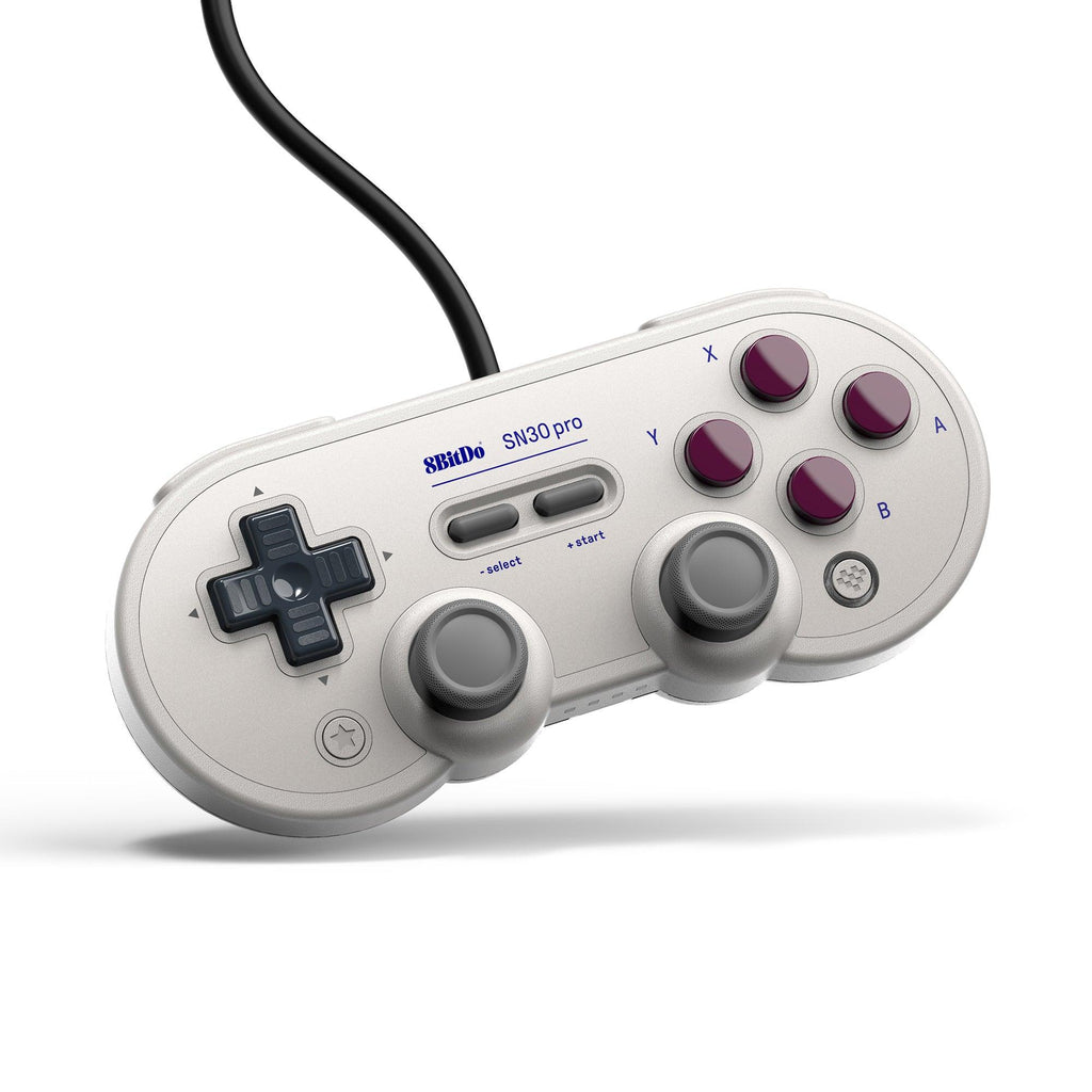 8BitDo SN30 Pro Wired Controller - Gaming Controller for Supported Systems