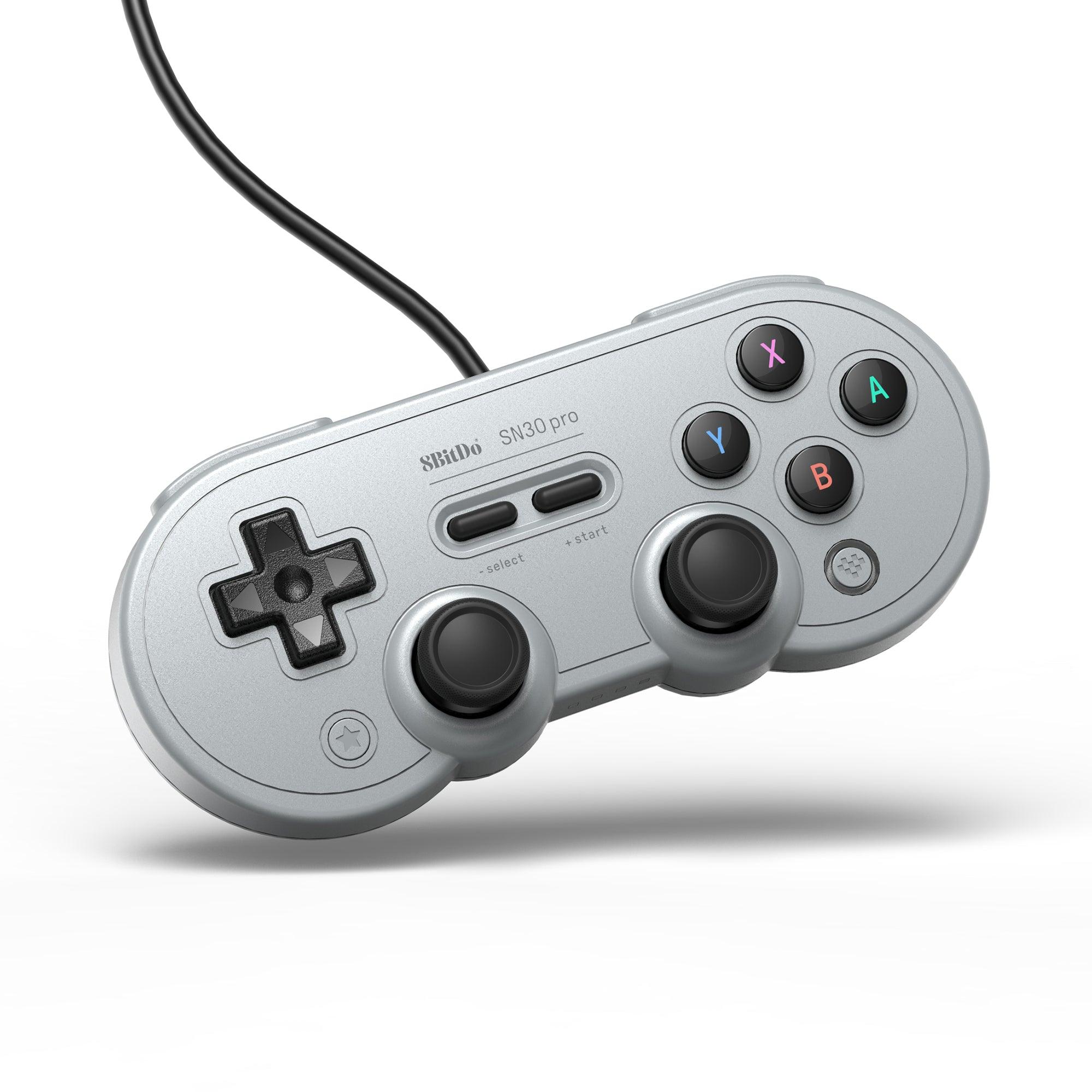 8BitDo SN30 Pro Wired Controller - Gaming Controller for Supported Systems